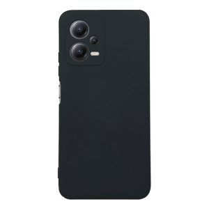 CAPA SILICONE XIAOMI REDMI NOTE 12 5G/POCO X5 PRO PRETO COM PROTETOR DE CAMERA