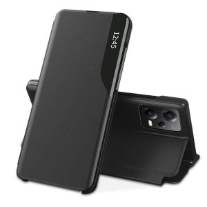 CAPA FLIP COVER SMART VIEW XIAOMI REDMI NOTE 12 5G/POCO X5 PRETO COM PROTETOR DE