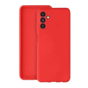 CAPA SILICONE SAMSUNG GALAXY A14 VERMELHO COM PROTETOR DE CAMERA