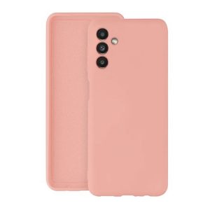 CAPA SILICONE GEL SAMSUNG GALAXY A14 ROSA COM PROTETOR DE CAMERA