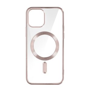 CAPA SILICONE GEL BUMPER APPLE IPHONE 11 ROSA MAGSAFE