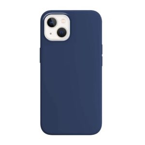 CAPA SILICONE APPLE IPHONE 15 AZUL ESCURO