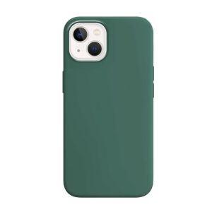 CAPA SILICONE APPLE IPHONE 15 VERDE ESCURO