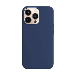 CAPA SILICONE APPLE IPHONE 15 PRO MAX AZUL ESCURO