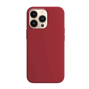 CAPA SILICONE APPLE IPHONE 15 PRO MAX VERMELHO