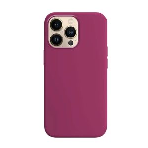 CAPA SILICONE APPLE IPHONE 15 BORDÔ