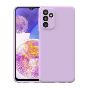 CAPA SILICONE GEL SAMSUNG GALAXY A14 LILAS COM PROTETOR DE CAMERA