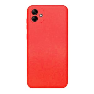 CAPA SILICONE SAMSUNG GALAXY A04 VERMELHO COM PROTETOR DE CÂMERA