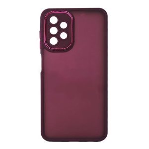 CAPA SILICONE GEL BUMPER SAMSUNG GALAXY A13 4G ROXO COM LENTE PROTETORA DE CAMER