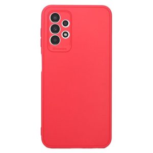 CAPA SILICONE SAMSUNG GALAXY A23 VERMELHO COM PROTETOR DE CÂMERA 3D