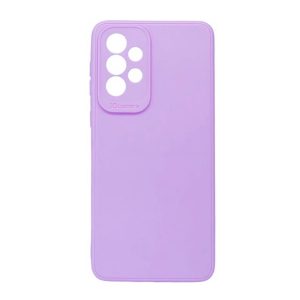 CAPA SILICONE SAMSUNG GALAXY A23 LILÁS COM PROTETOR DE CÂMERA 3D
