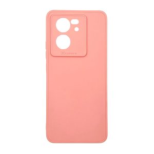 CAPA SILICONE XIAOMI MI 13T/13T PRO/K60 ULTRA ROSA COM PROTETOR DE CÂMERA 3D