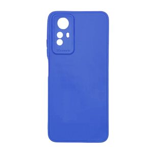 CAPA SILICONE GEL XIAOMI REDMI NOTE 12S AZUL COM PROTETOR DE CAMERA 3D