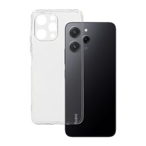 CAPA SILICONE GEL XIAOMI REDMI 12 TRANSPARENTE COM PROTETOR DE CÂMERA