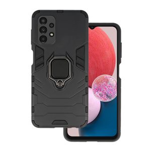 CAPA SILICONE ANTI-CHOQUE ARMOR CARBON SAMSUNG GALAXY A13 4G PRETO RING ARMOR