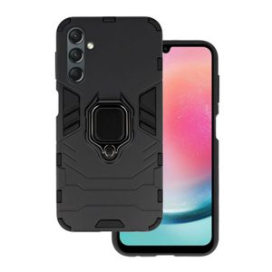 CAPA SILICONE ANTI-CHOQUE ARMOR CARBON SAMSUNG GALAXY A24 4G/A25 5G PRETO RING A