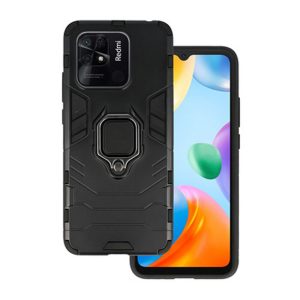 CAPA SILICONE ANTI-CHOQUE ARMOR CARBON XIAOMI REDMI 10C PRETO RING ARMOR