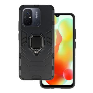 CAPA SILICONE ANTI-CHOQUE ARMOR CARBON XIAOMI REDMI 12C PRETO RING ARMOR