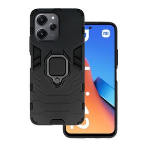 CAPA SILICONE ANTI-CHOQUE ARMOR CARBON XIAOMI REDMI 12 PRETO RING ARMOR