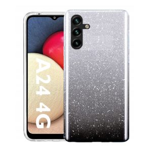 CAPA SILICONE GEL BRILHANTE SAMSUNG GALAXY A24 4G/A25 5G PRETO