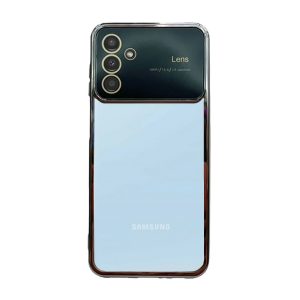 CAPA SILICONE GEL SAMSUNG GALAXY A13 5G/A04S PRETO COM LENTE PROTETOR DE CAMERA