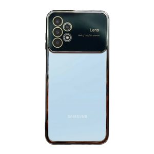 CAPA SILICONE GEL SAMSUNG GALAXY A13 4G PRETO COM LENTE PROTETOR DE CAMERA