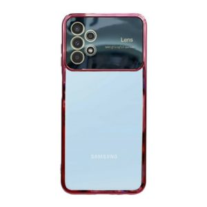 CAPA SILICONE GEL SAMSUNG GALAXY A13 4G BORDÔ COM LENTE PROTETOR DE CÂMERA