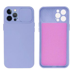 CAPA SILICONE GEL APPLE IPHONE 14 PRO MAX AZUL CLARO COM PROTETOR DE CÂMERA E JA