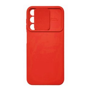CAPA SILICONE GEL SAMSUNG GALAXY A25 5G/A24 4G VERMELHO COM PROTETOR DE CÂMERA E