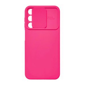 CAPA SILICONE GEL SAMSUNG GALAXY A25 5G/A24 4G ROSA CHOQUE COM PROTETOR DE CÂMER