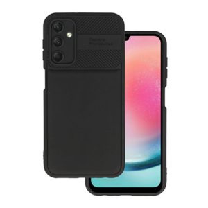CAPA SILICONE GEL SAMSUNG GALAXY A24 4G/A25 5G PRETO COM PROTETOR DE CÂMERA