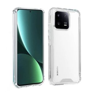 CAPA SILICONE DURA ANTI-CHOQUE XIAOMI MI 13T/13T PRO/K60 ULTRA TRANSPARENTE