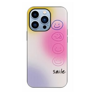 CAPA SILICONE TPU APPLE IPHONE 13 PRO MAX COLORIDO SMILE