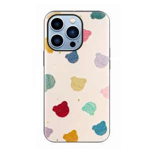 CAPA SILICONE TPU APPLE IPHONE 13 PRO MAX COLORIDO URSOS