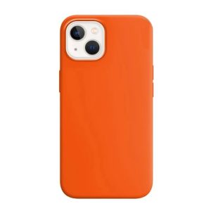 CAPA SILICONE APPLE IPHONE 15 LARANJA