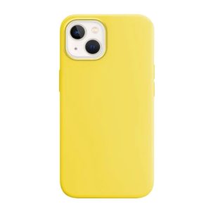 CAPA SILICONE APPLE IPHONE 15 AMARELO
