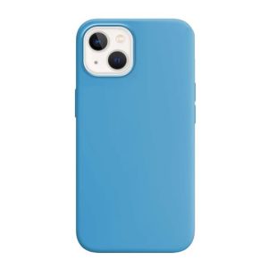 CAPA SILICONE APPLE IPHONE 15 AZUL