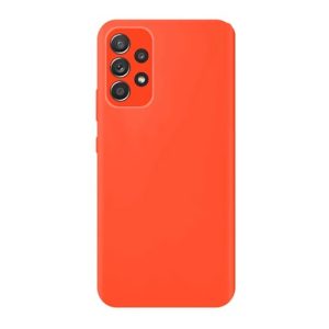 CAPA SILICONE SAMSUNG GALAXY A53 5G LARANJA COM PROTETOR DE CÂMERA