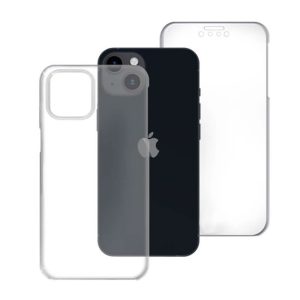 CAPA SILICONE DURA 360º APPLE IPHONE 14 TRANSPARENTE