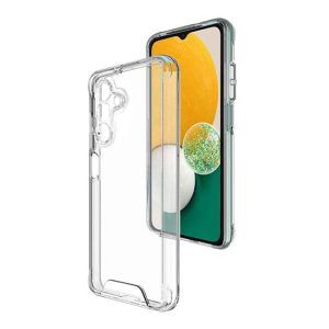 CAPA SILICONE DURA ANTI-CHOQUE SAMSUNG GALAXY A15 TRANSPARENTE COM PROTETOR DE C