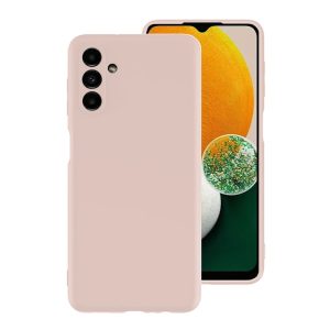 CAPA SILICONE SAMSUNG GALAXY A05S ROSA CLARA COM PROTETOR DE CÂMERA