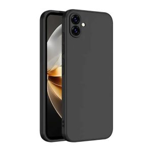 CAPA SILICONE SAMSUNG GALAXY A05 PRETO COM PROTETOR DE CAMERA