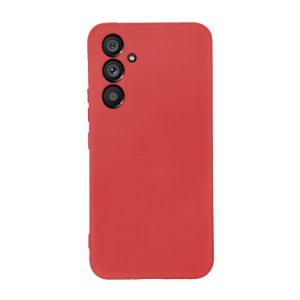 CAPA SILICONE SAMSUNG GALAXY S24 PLUS VERMELHO COM PROTETOR DE CÂMERA