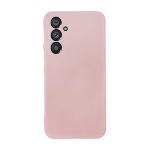 CAPA SILICONE SAMSUNG GALAXY S23 FE ROSA CLARA COM PROTETOR DE CÂMERA