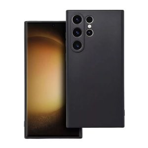 CAPA SILICONE GEL SAMSUNG GALAXY S24 ULTRA PRETO COM PROTETOR DE CÂMERA