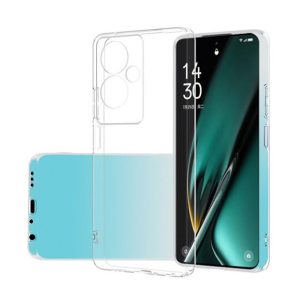 CAPA SILICONE OPPO A79 5G TRANSPARENTE COM PROTETOR DE CÂMERA