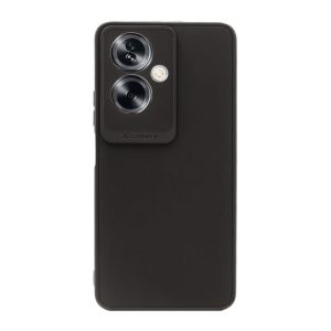 CAPA SILICONE OPPO A79 5G PRETO COM PROTETOR DE CÂMERA 3D