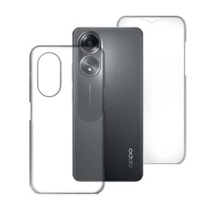 CAPA SILICONE DURA 360º OPPO A38 4G TRANSPARENTE