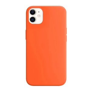 CAPA SILICONE APPLE IPHONE 11 LARANJA