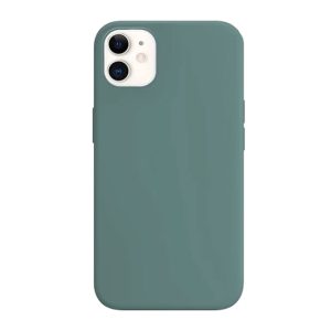CAPA SILICONE APPLE IPHONE 11 VERDE ESCURO